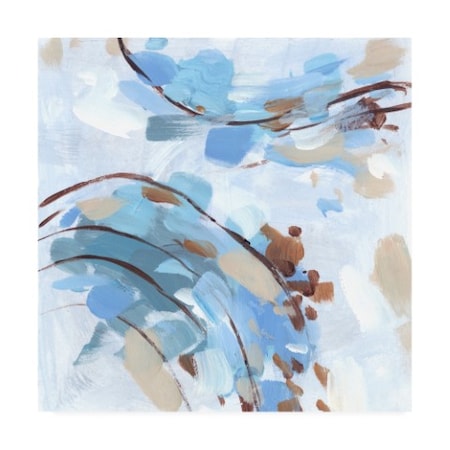 Melissa Wang 'Restless Wave II' Canvas Art,14x14